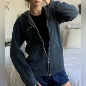 SpaceX Gray zip up hoodie